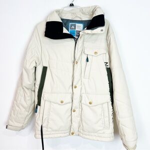 NFA NO FIXED ADDRESS OFF-WHITE SNOWBOARD SKI JACKET SZ SMALL